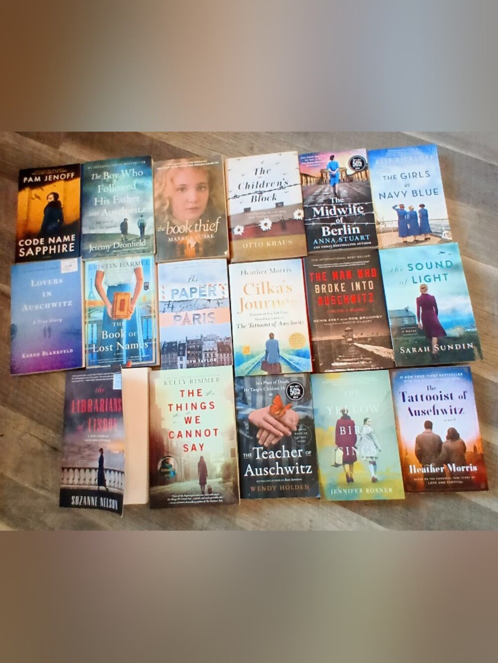 WWII Historical Fiction Book Bundle | Auschwitz, Paris & Berlin Novels 17 Books